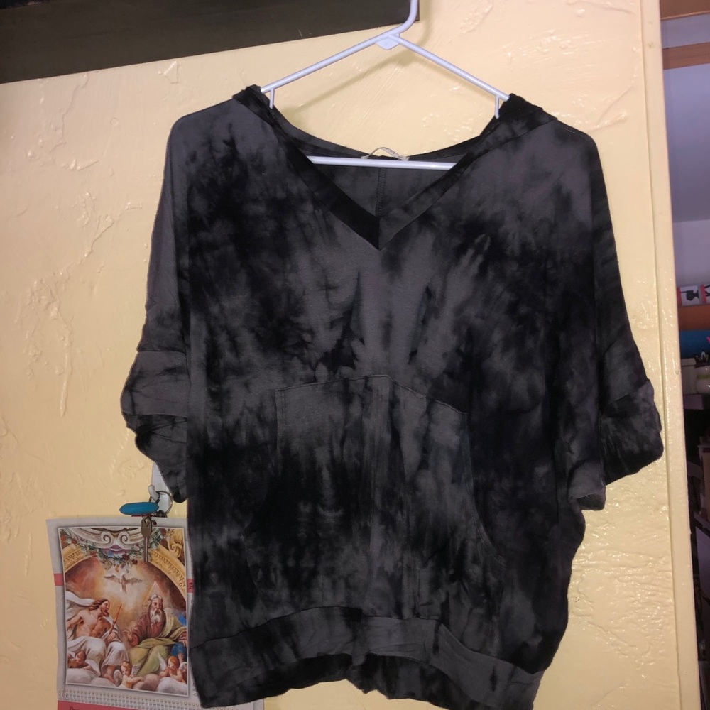 Dark tie dye shirt